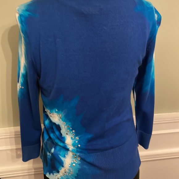 Whbm blue and aqua cardigan - Picture 4 of 4